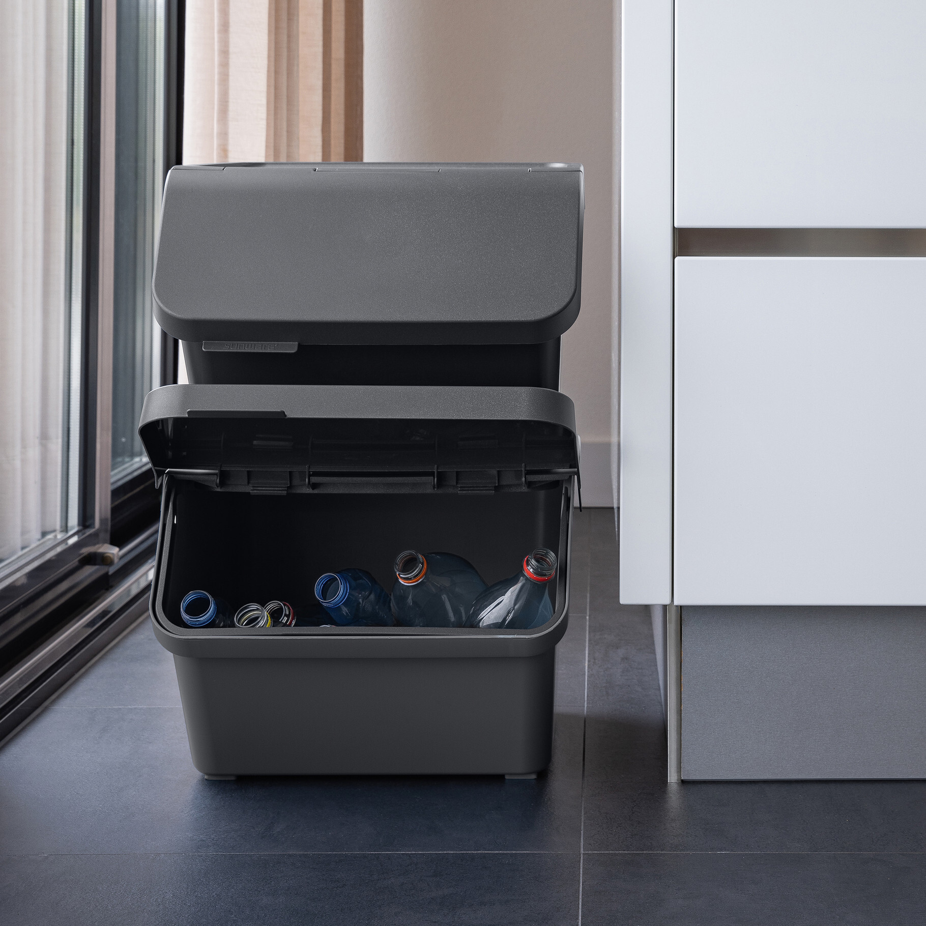 Sunware Sigma home sorteer unit 45 liter antraciet