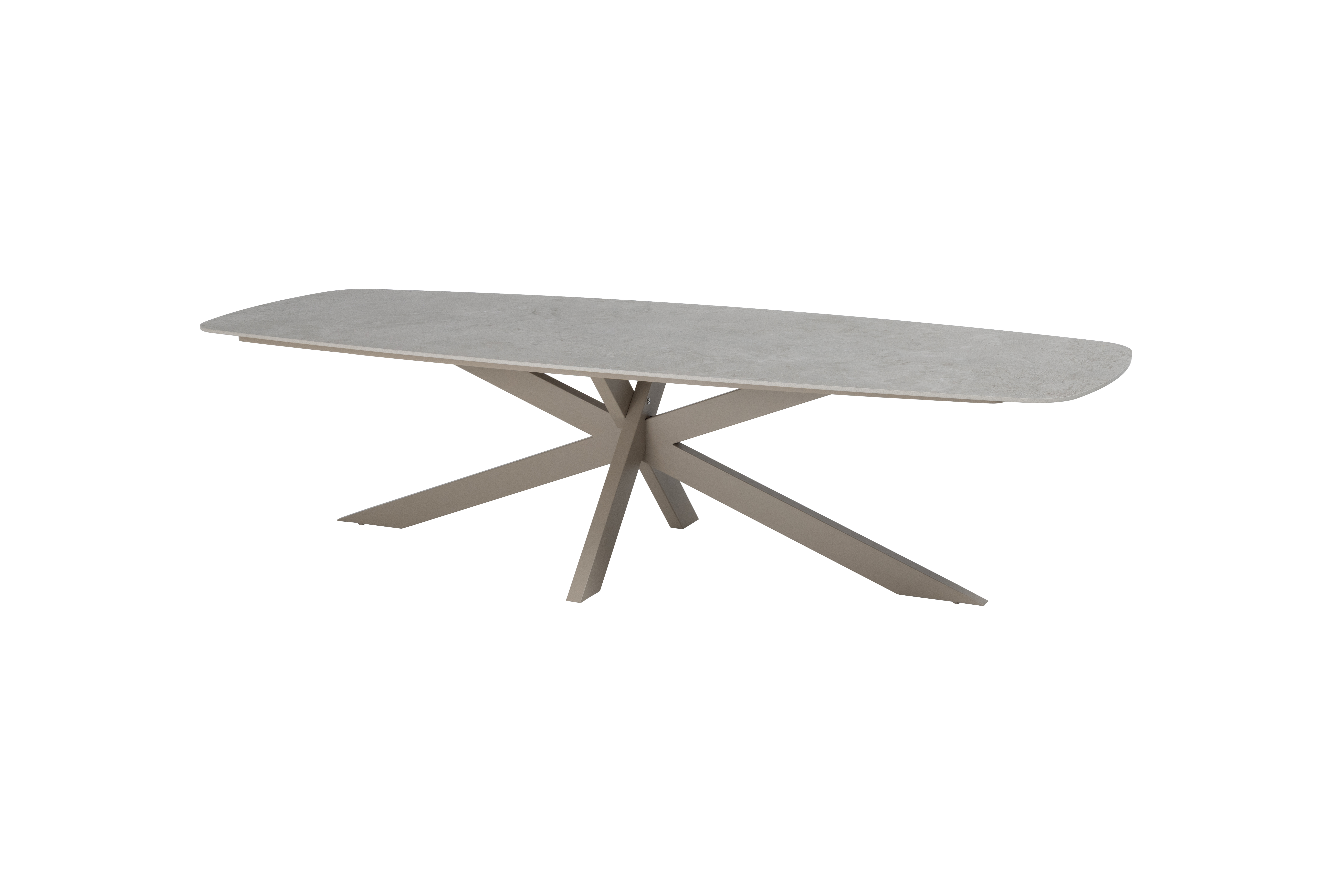 Taste by 4SO Prado deens ovaal tuintafel 300x110 latte
