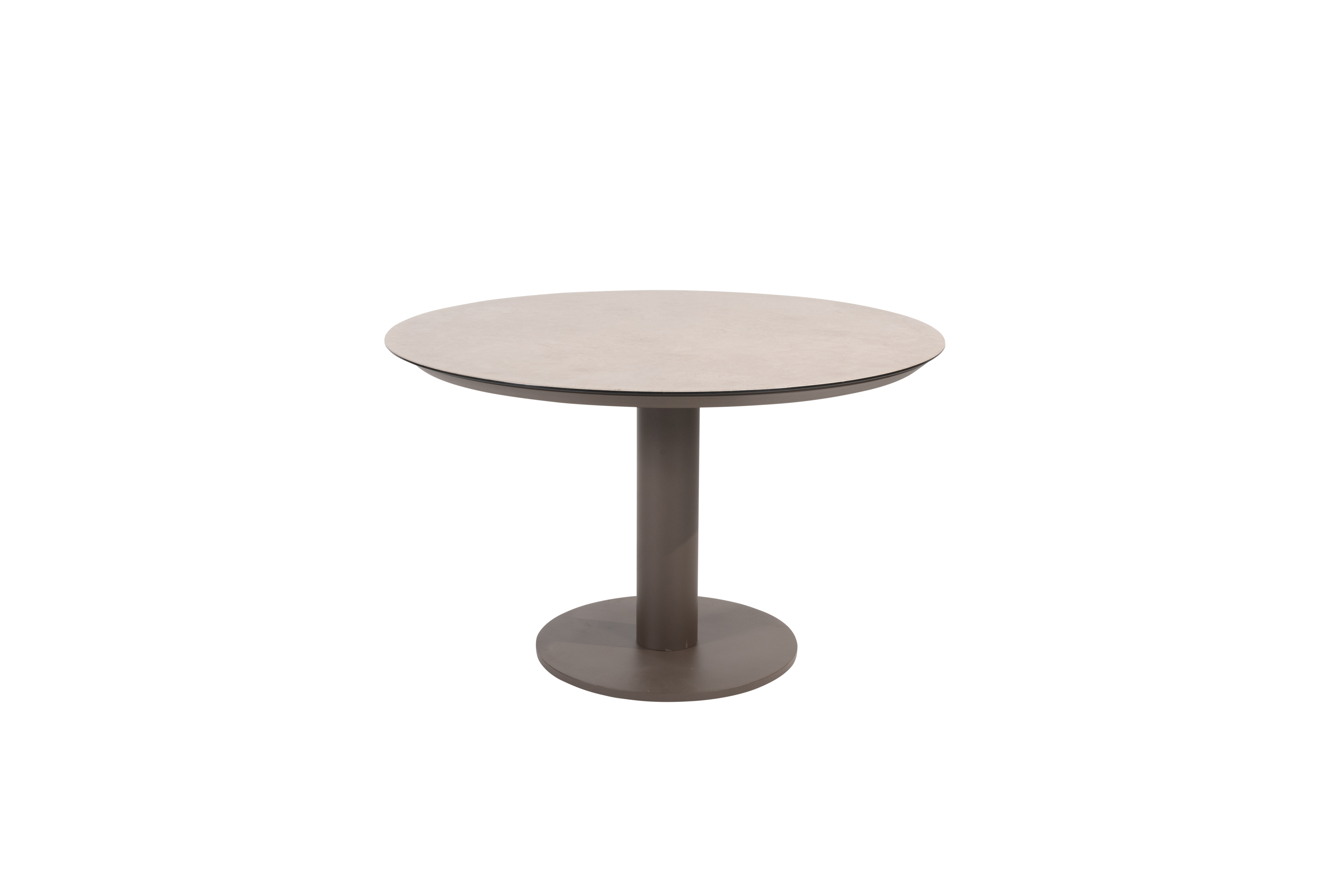 4SO Sarah tuintafel 120cm rond met printed keramiek top terre