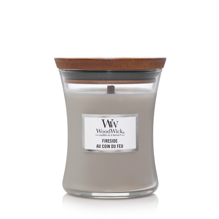WoodWick fireside medium candle