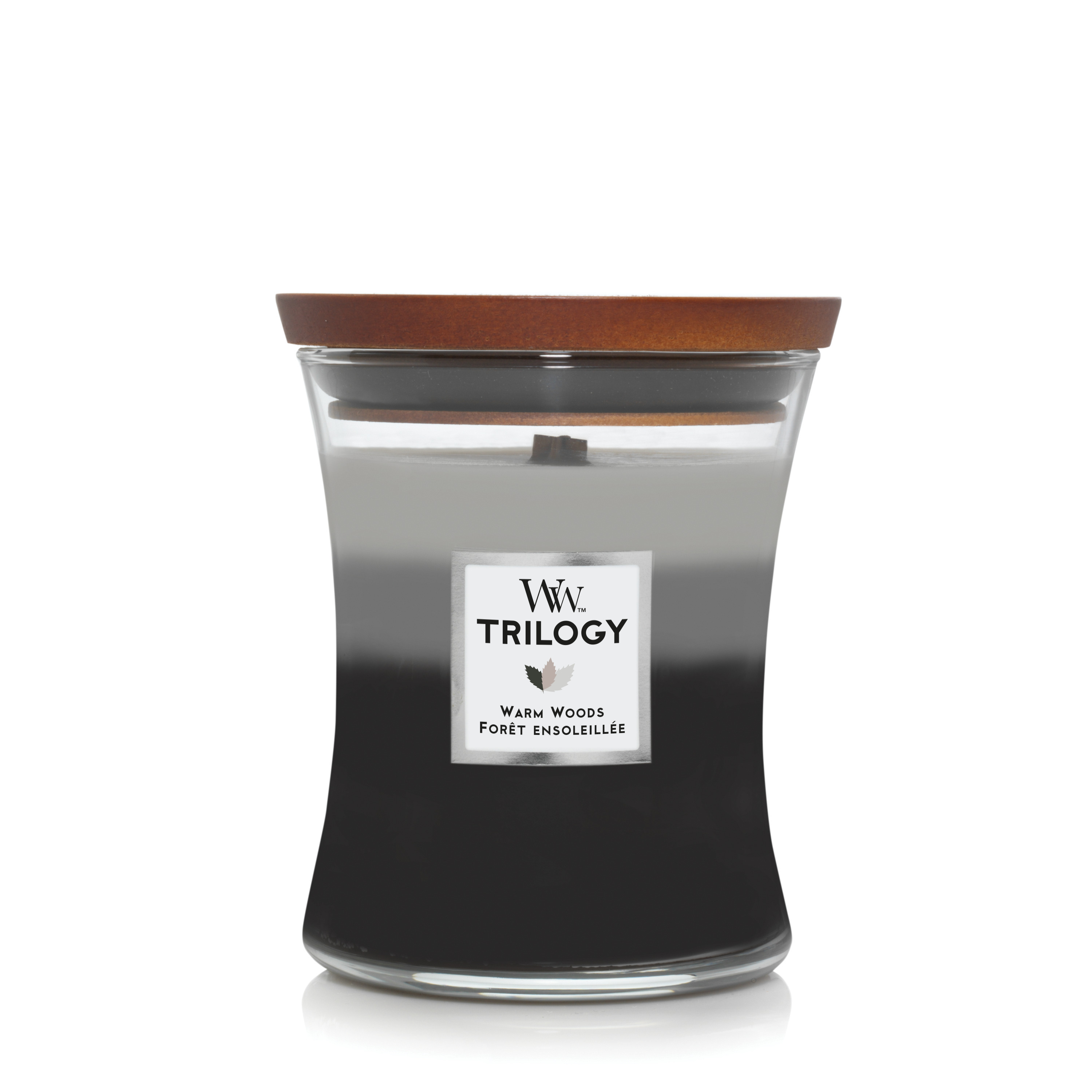 WoodWick trilogy warm woods medium candle