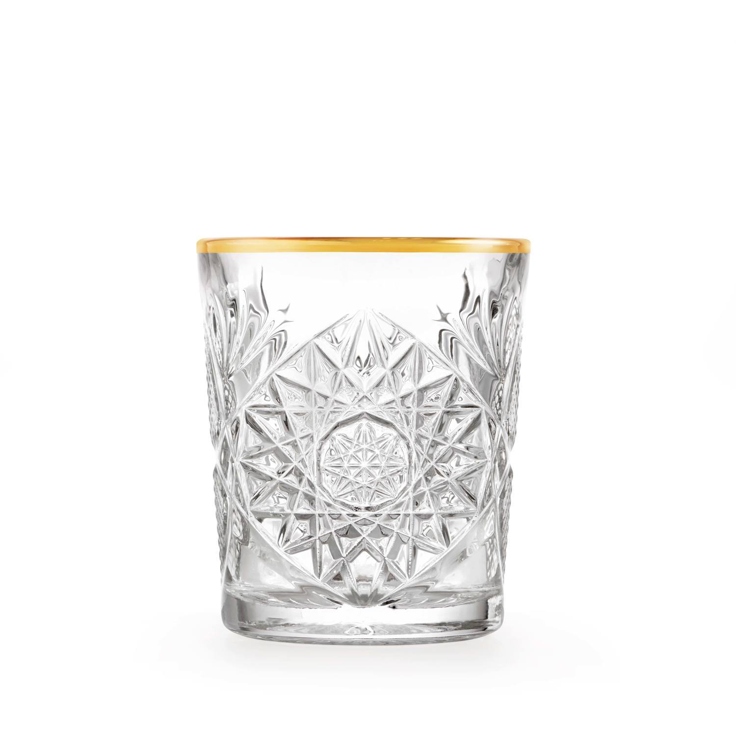 Tumbler Hobstar goude rand
