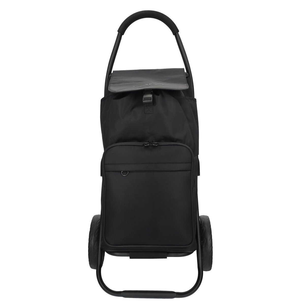 Boodschappentrolley Twill Nylon zwart