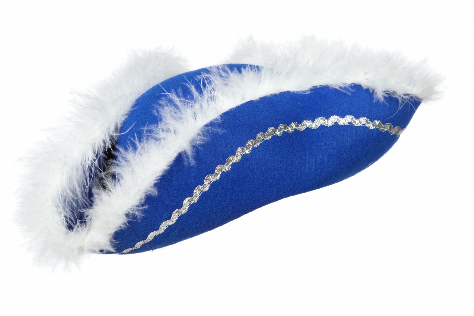 Dansmarietje blauw, zilverband