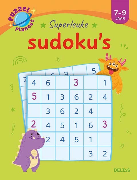 Puzzelplaneet superleuke sudoku's (7-9 j.)