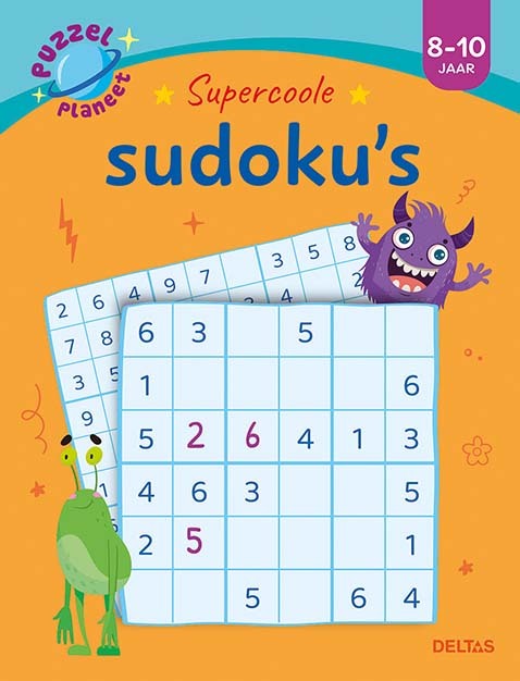 Puzzelplaneet supercoole sudoku's (8-10 j.)