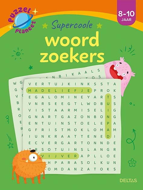 Puzzelplaneet supercoole woordzoekers (8-10 j.)