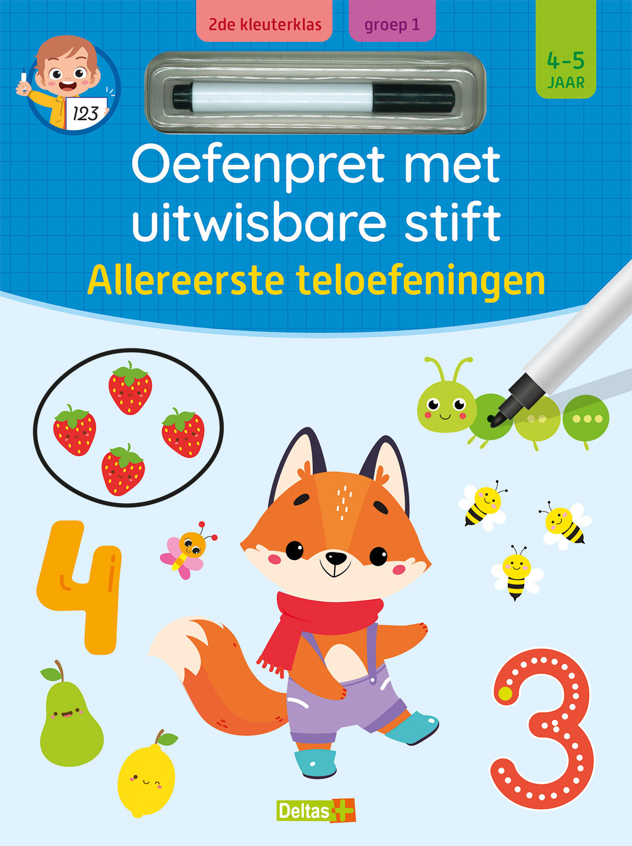 Oefenpret met uitwisbare stift Allereerste teloefeningen (45 j.)