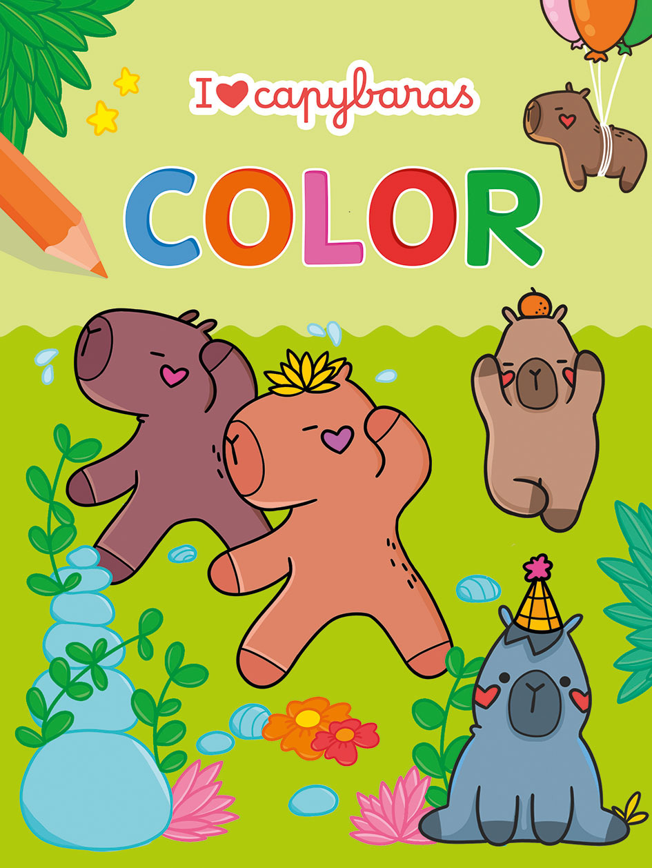 Deltas I love Capybaras Color kleurblok