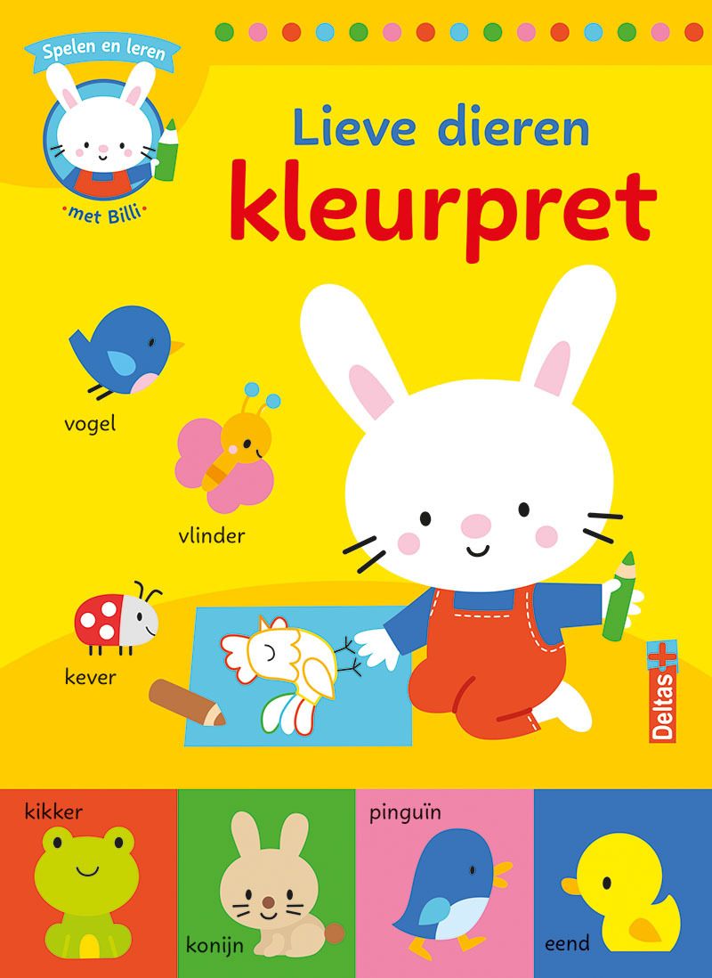 Deltas Lieve dieren kleurpret - spelen en leren met Billi