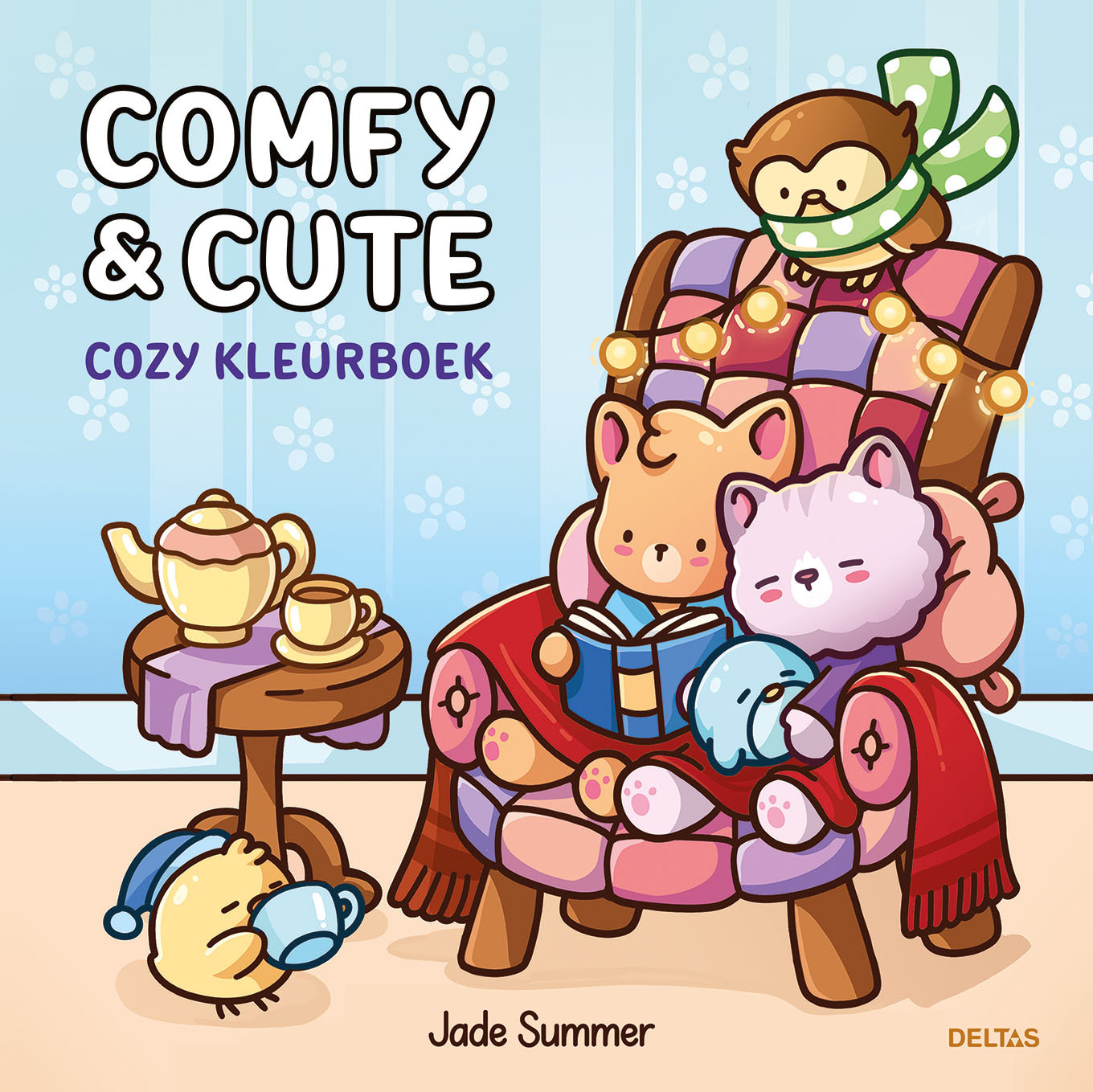 Deltas Comfy & Cute Cozy kleurboek Jade Summer