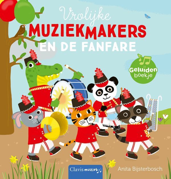 Vrolijke muziekmakers en de fanfare