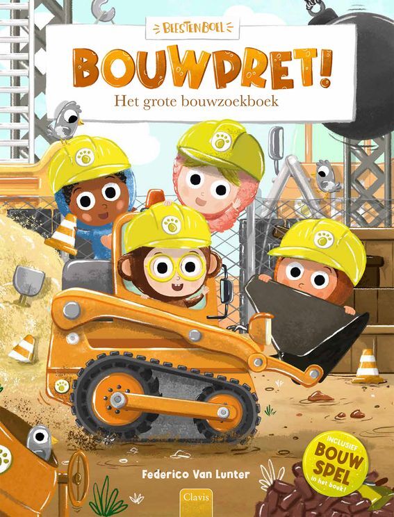 Bouwpret! Het grote bouwzoekboek, Beestenboel