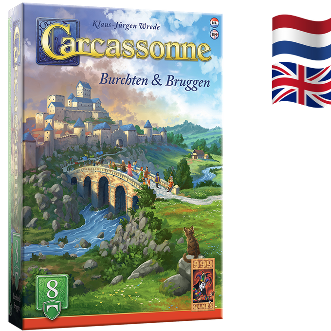 Carcassonne: Burchten & Bruggen uitbreiding 8 bordspel