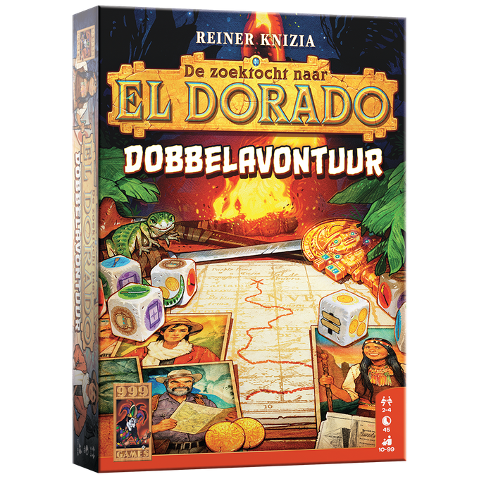 De zoektocht naar El Dorado dobbelavontuur dobbelspel