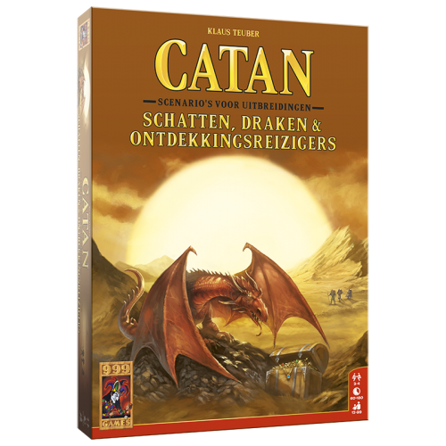 Catan: schatten, draken & ontdekkingsreizigers - bordspel afbeelding
