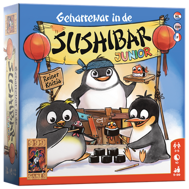 Geharrewar in de Sushibar Junior Dobbelspel