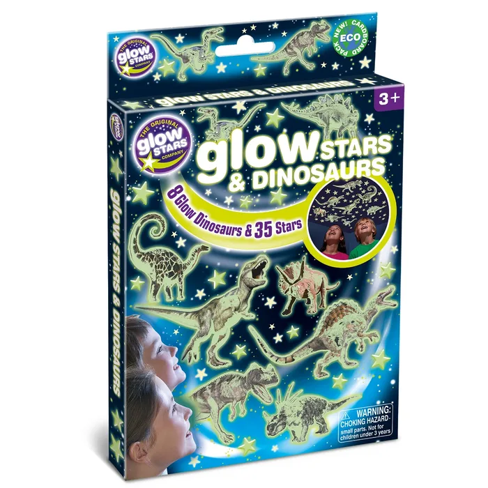 Glow stars & dinosaurs
