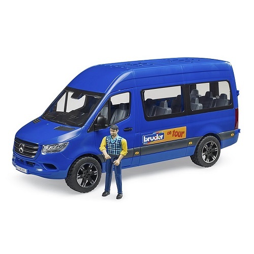 Bruder MB Sprinter transportwagen met bestuurder