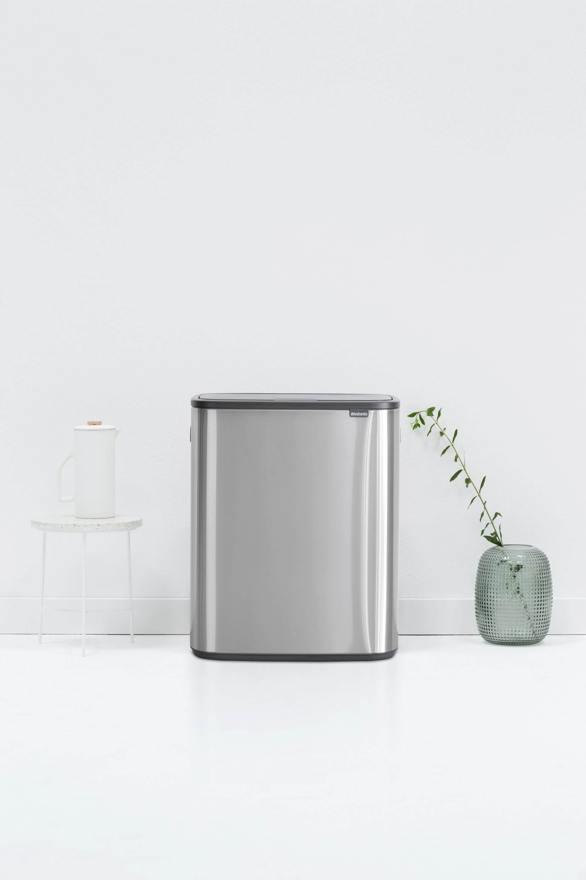 Brabantia Bo touch bin 2x30 liter matt steel fingerprint proof