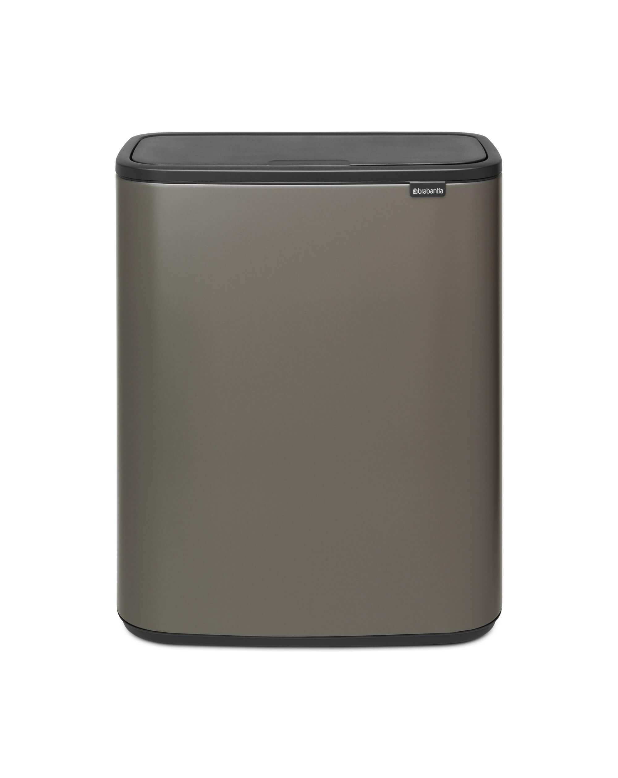 Brabantia Bo touch bin 2x30 liter platinum