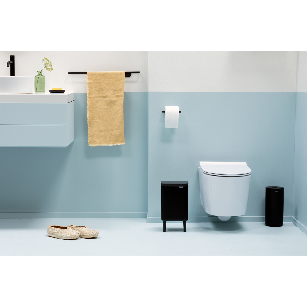 Brabantia Bo hi afvalemmer 4 liter met kunststof binnenemmer matt black