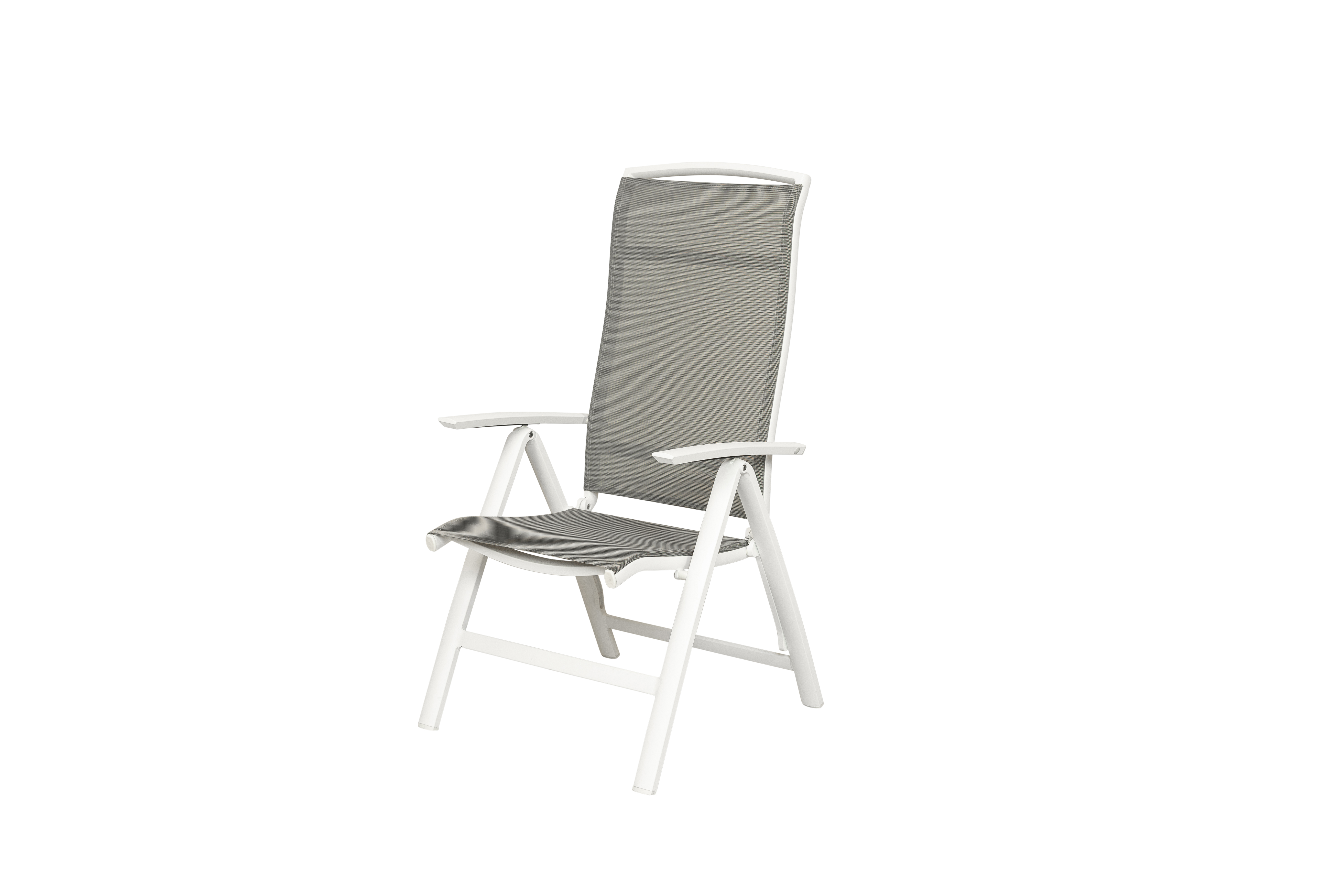 Qopps Munno verstelbare tuinstoel white mat