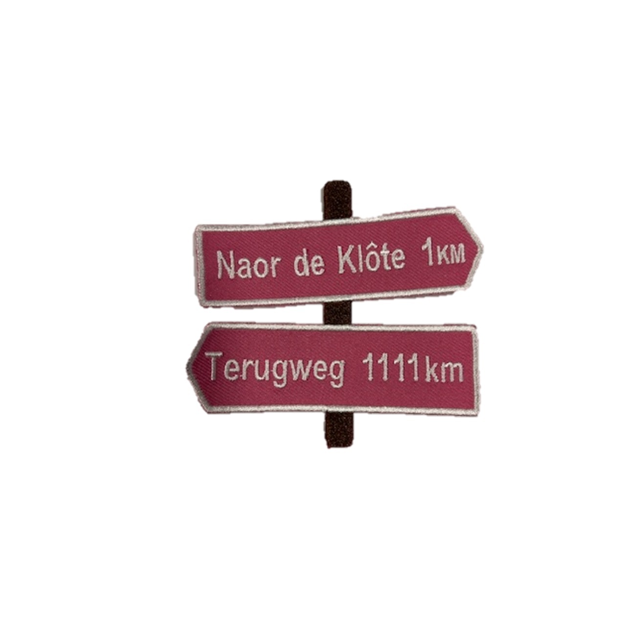 Embleem noar de klote pink