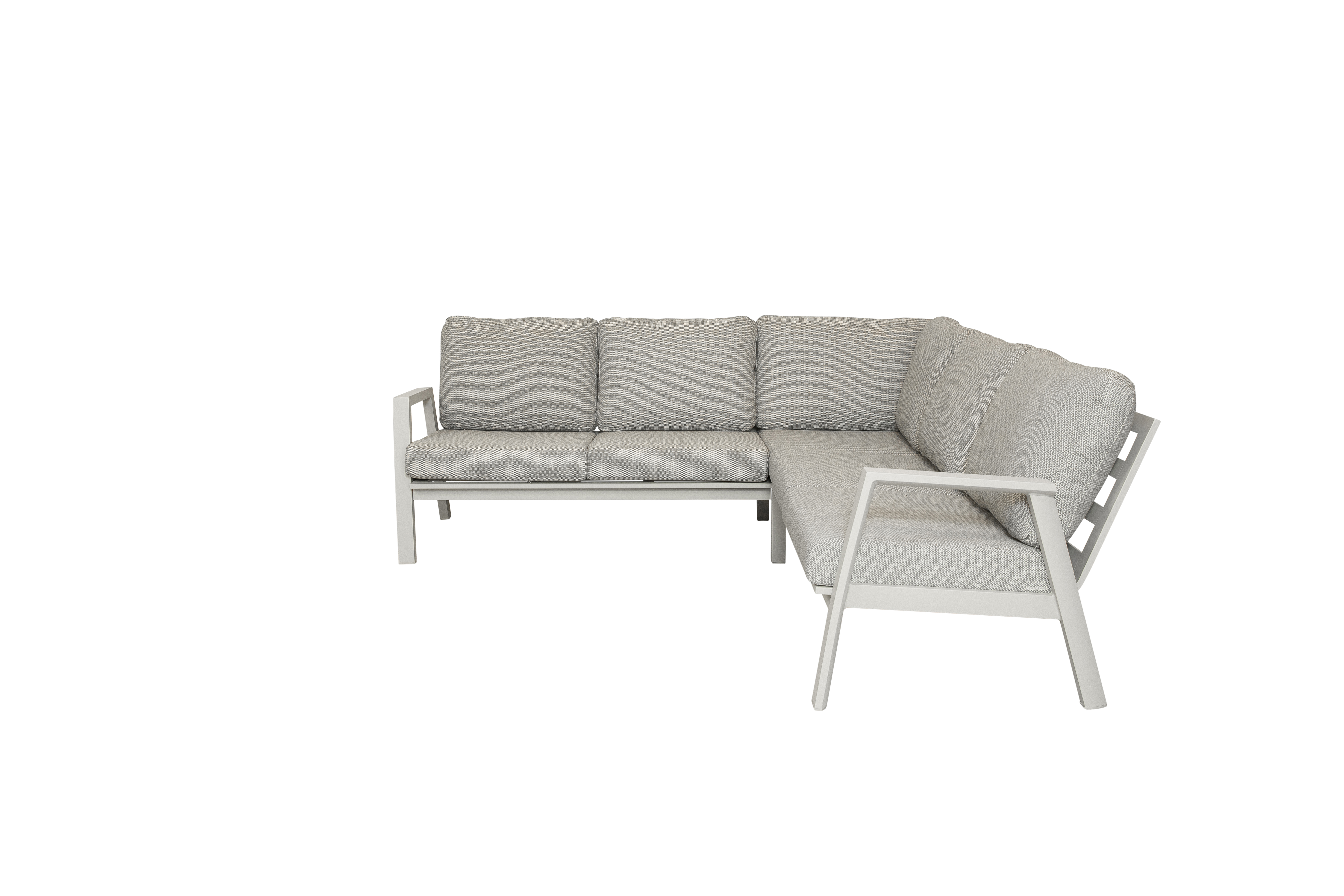 Qopps Okios hoek loungeset 2-2-zits latte light