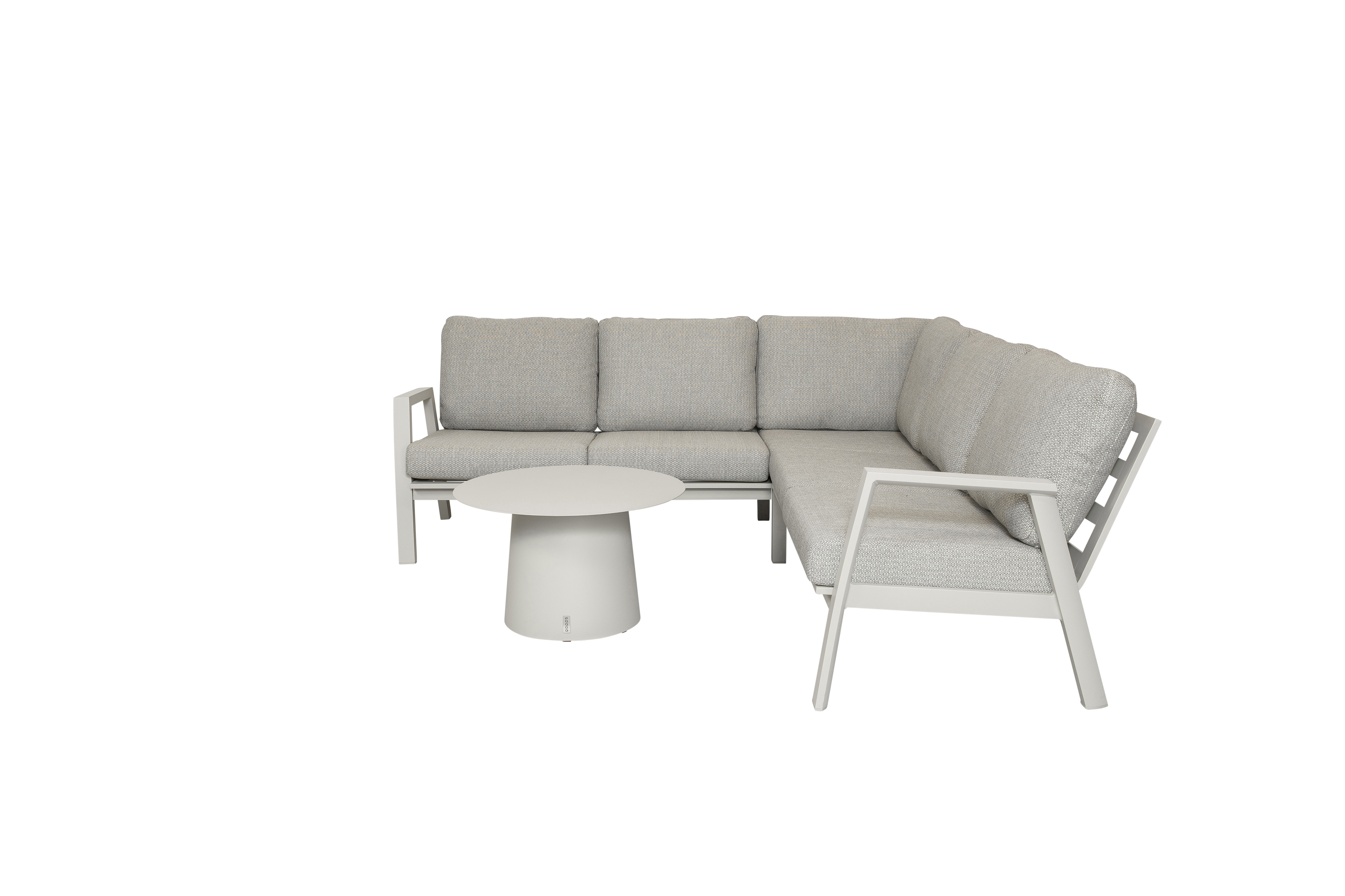 Qopps Okios loungebank 2-2-zits met Okios koffietafel
