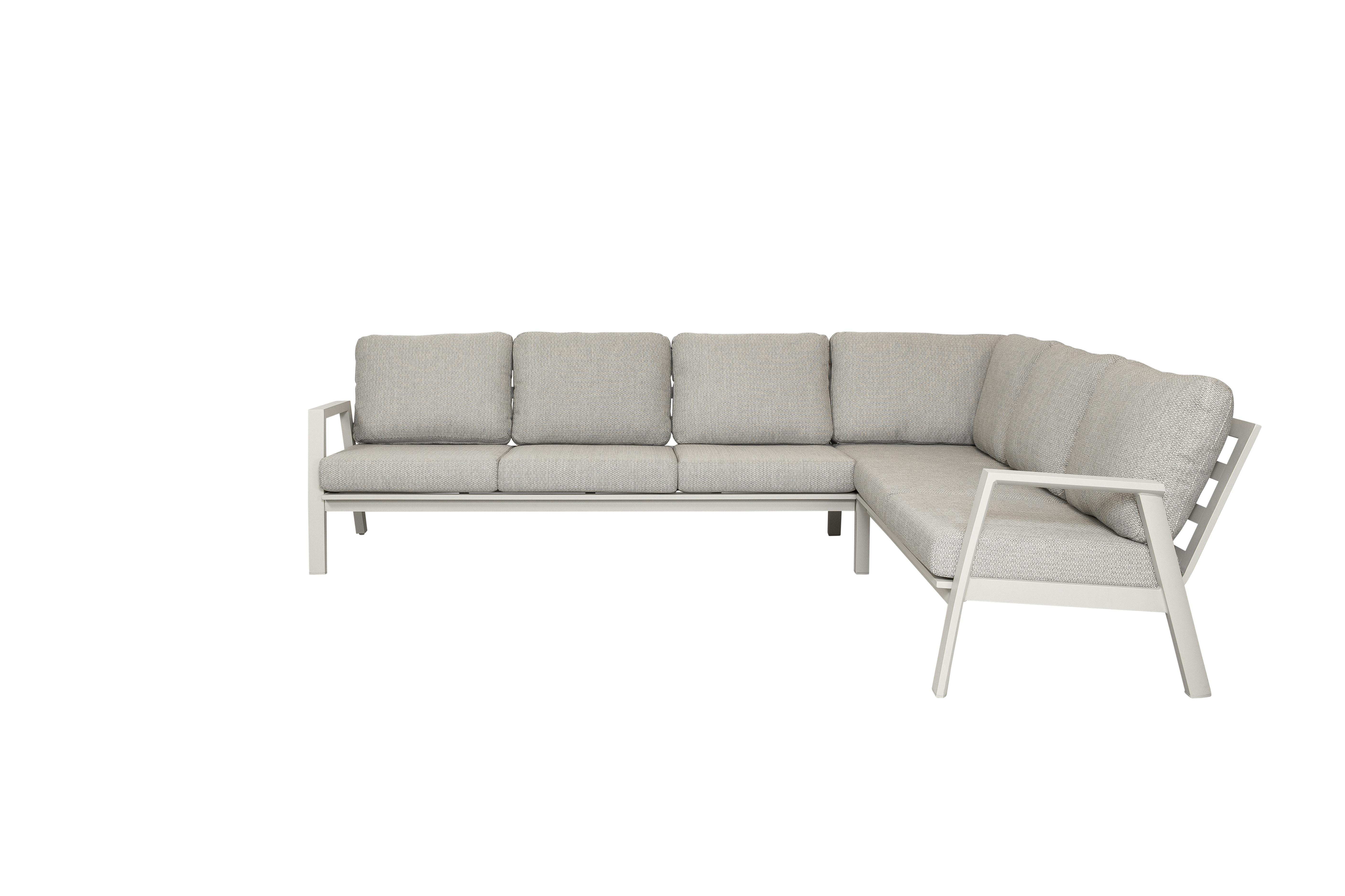 Qopps Okios hoek loungeset 2-3-zits latte light
