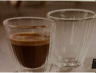 Koffie theeglas dubbel wandig 2 stuks