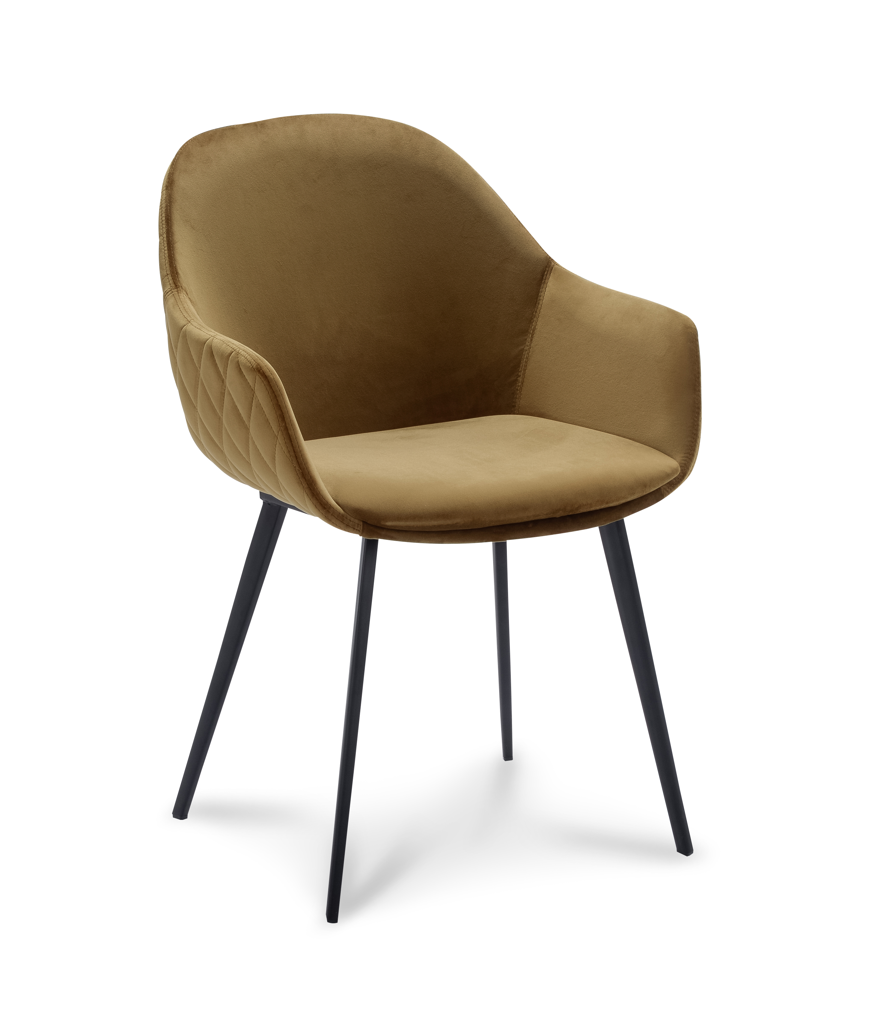 Stoel Carmen velvet Gold