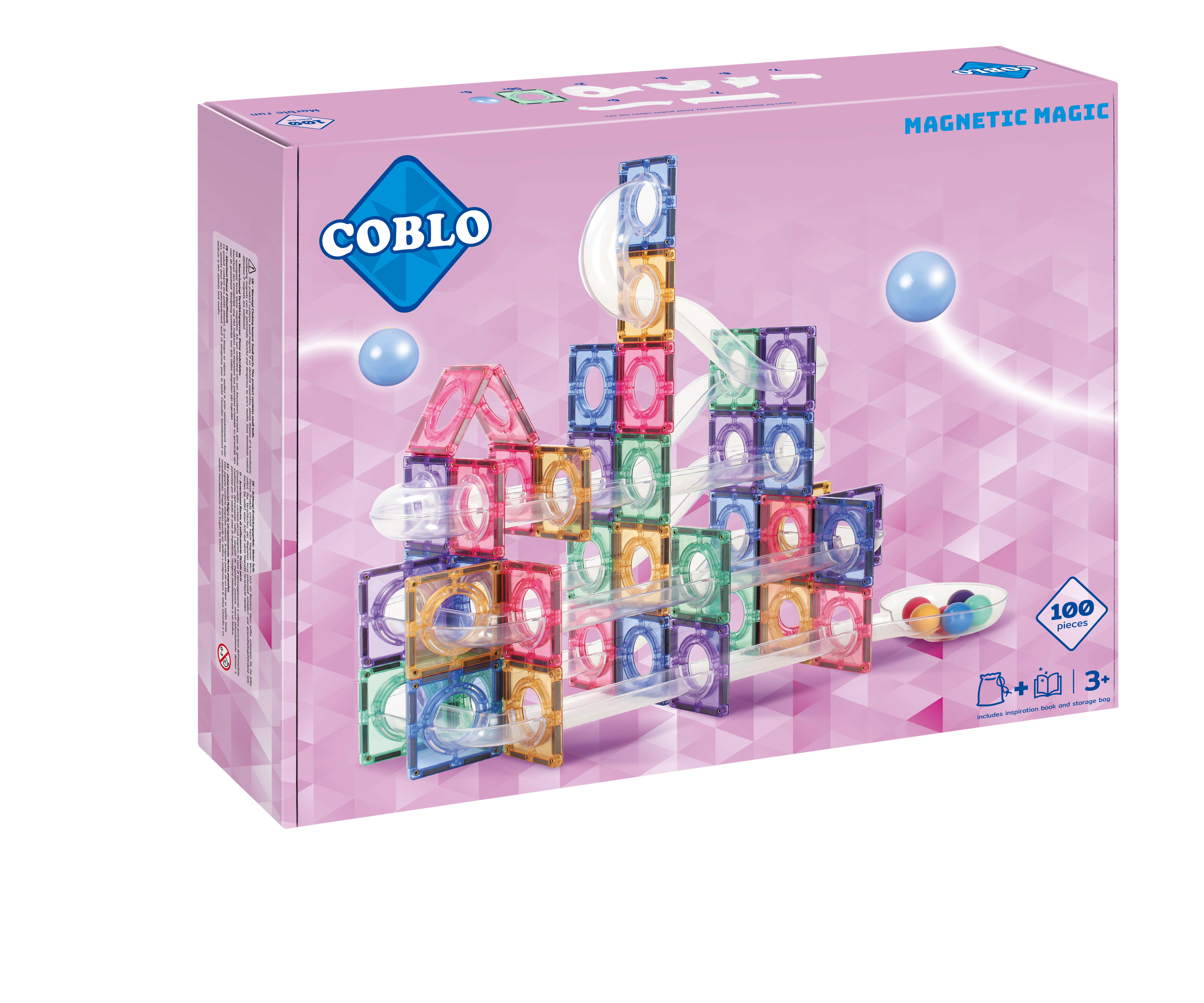Coblo pastel marblerun 100 stuks afbeelding