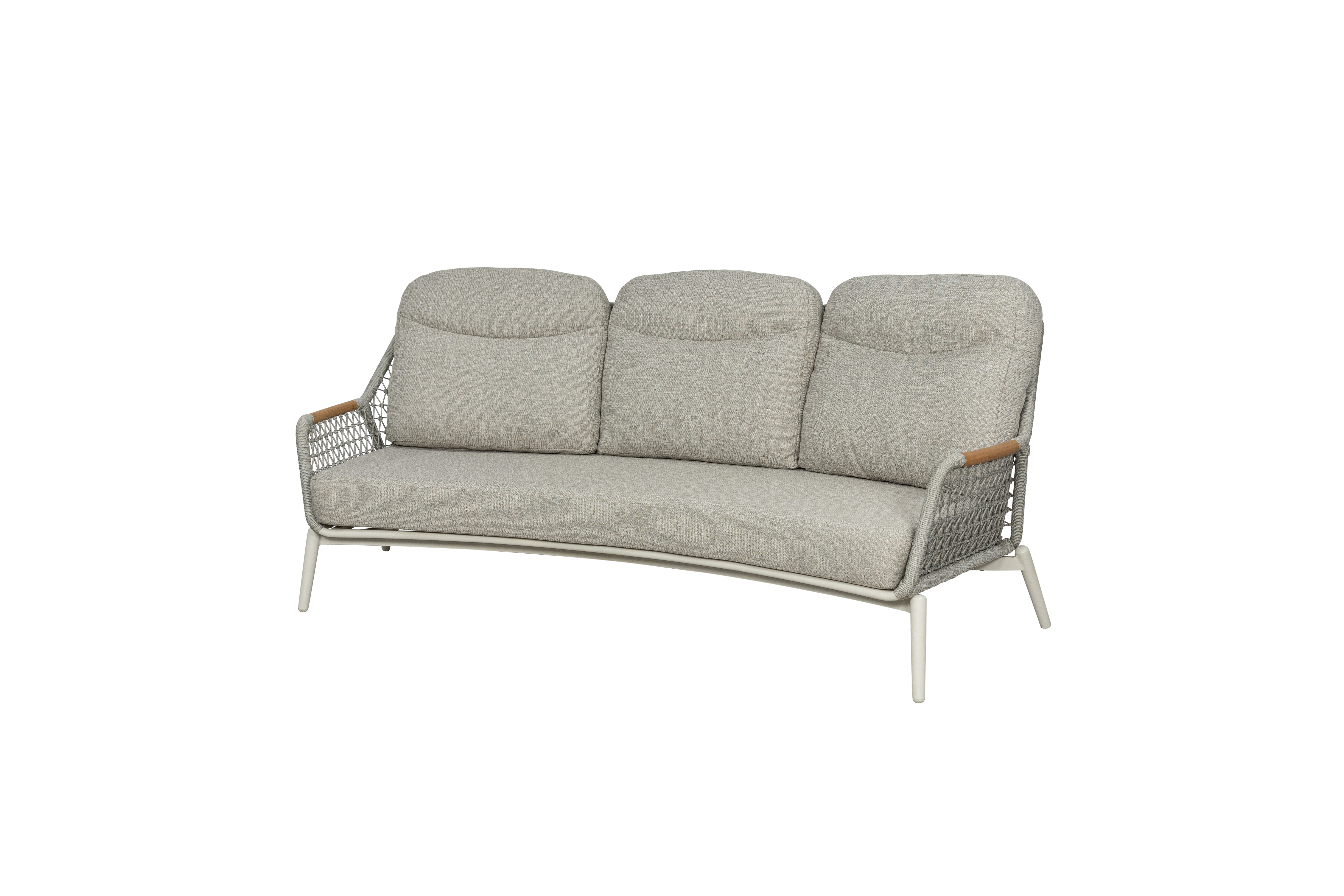 Qopps Elena 3-zits loungebank latte light