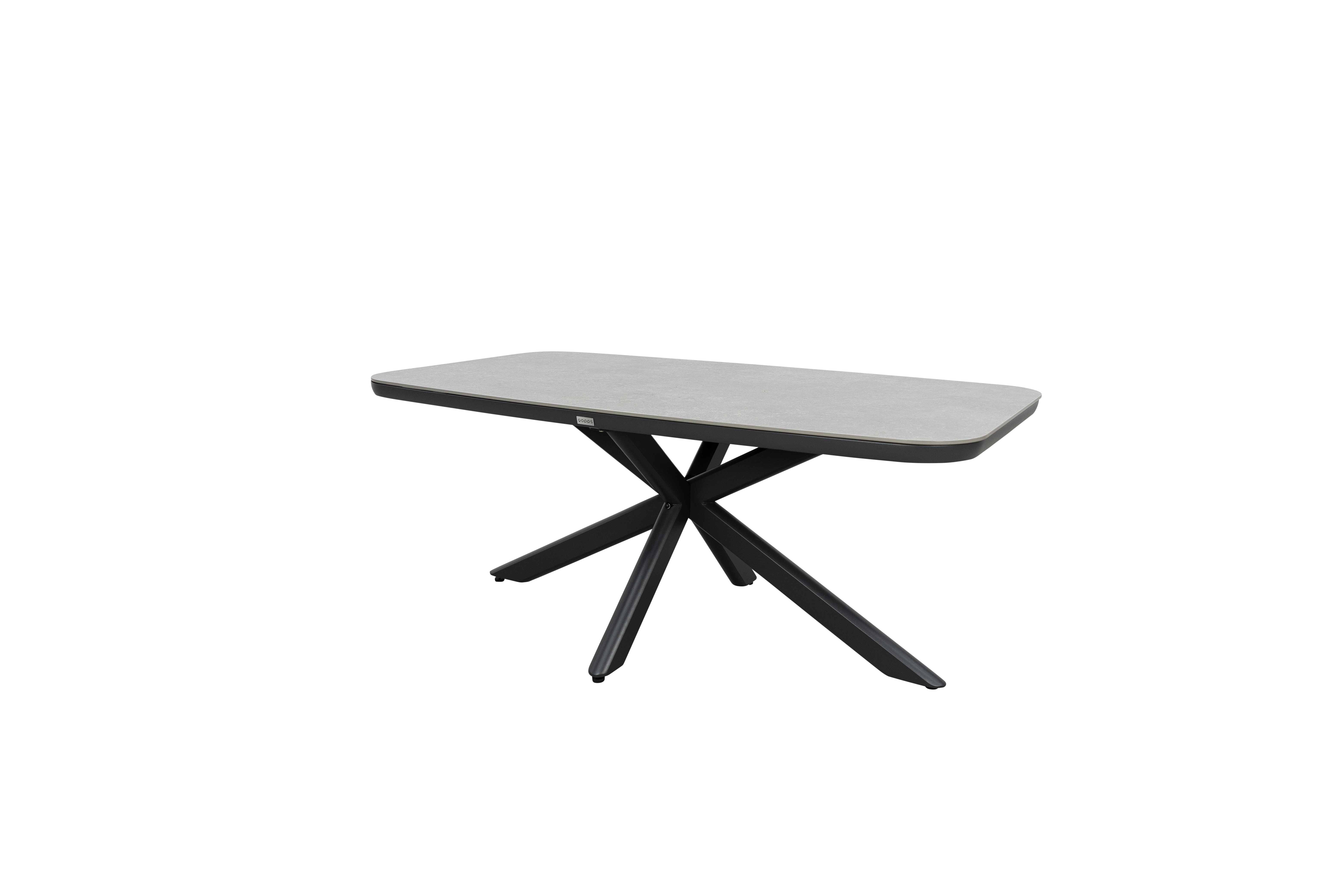 Qopps Vakio deens ovaal tuintafel 180 x 100