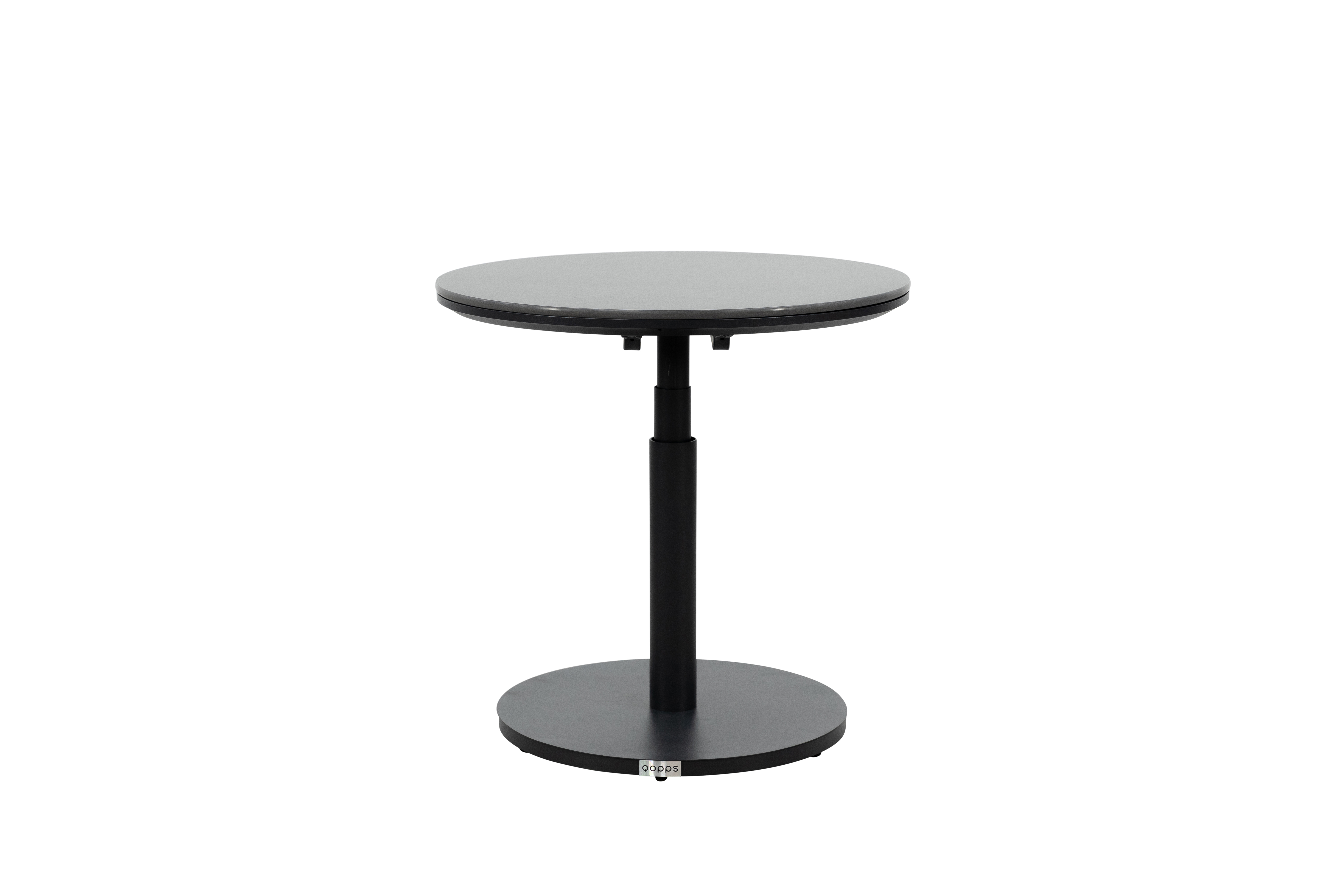 Qopps Novex in hoogte verstelbare bijzetttafel 60 cm rond