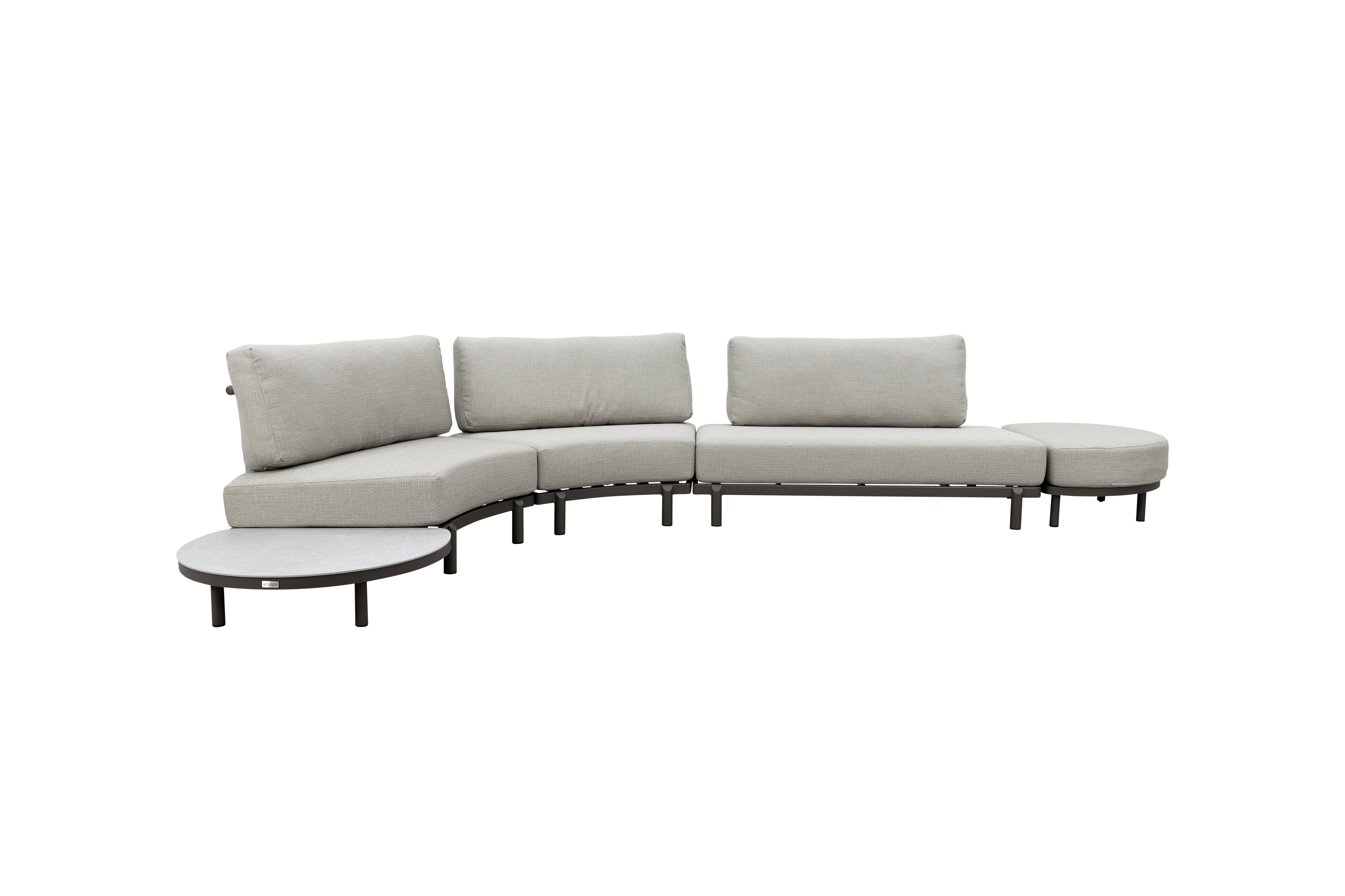 Qopps Enora hoek loungeset met rope