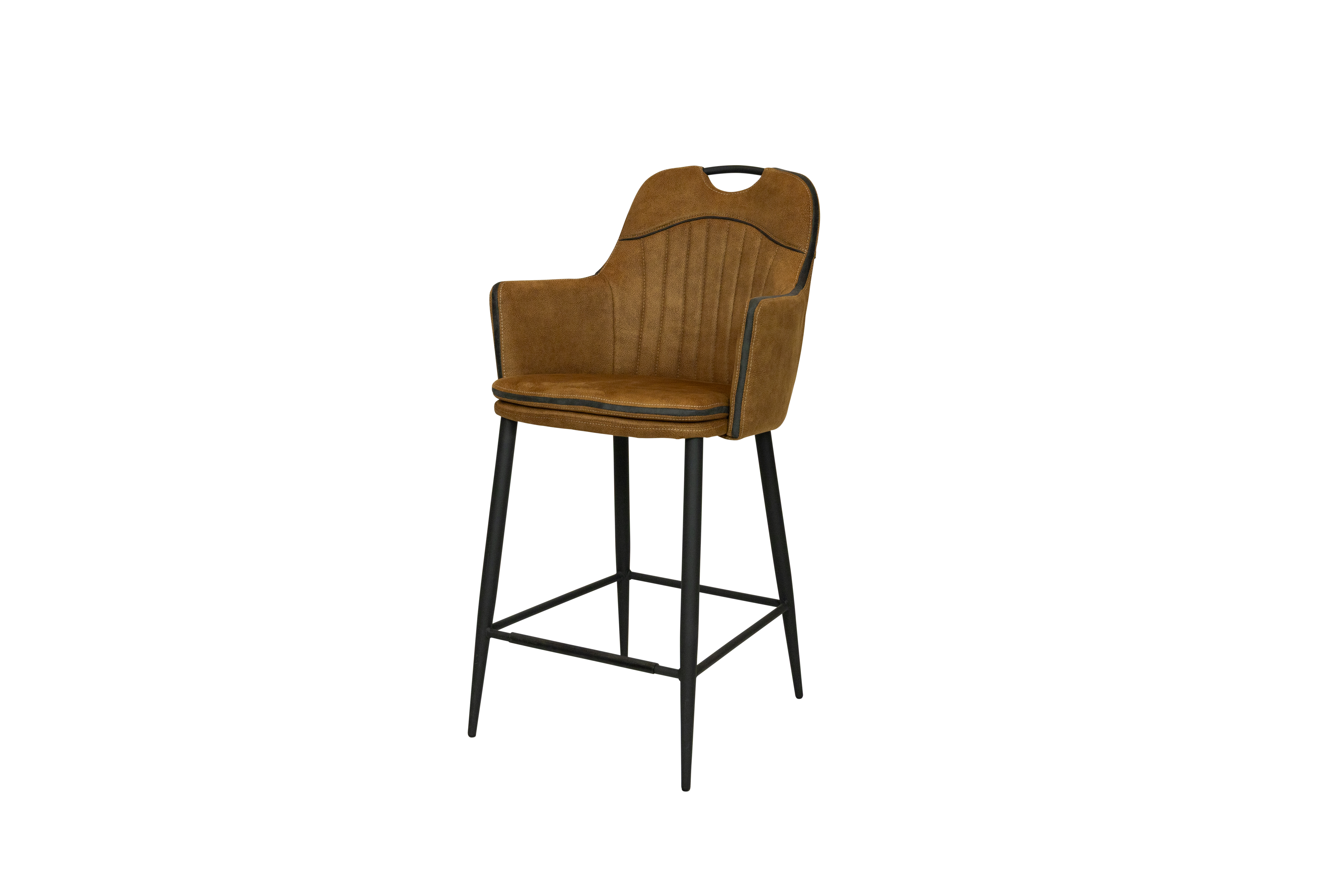 Barstoel armleuning Morris cognac