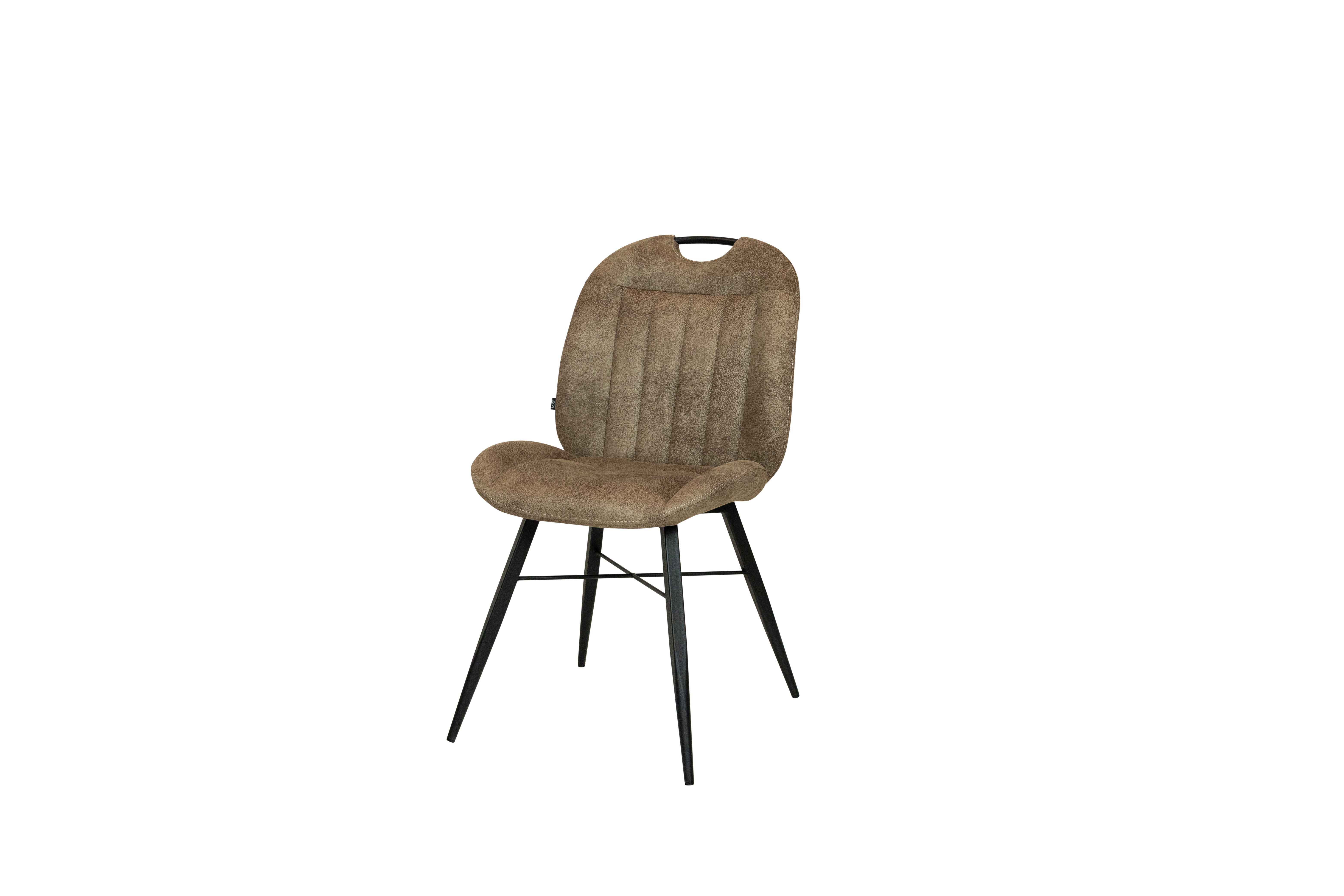 Stoel Nowie taupe met handgreep