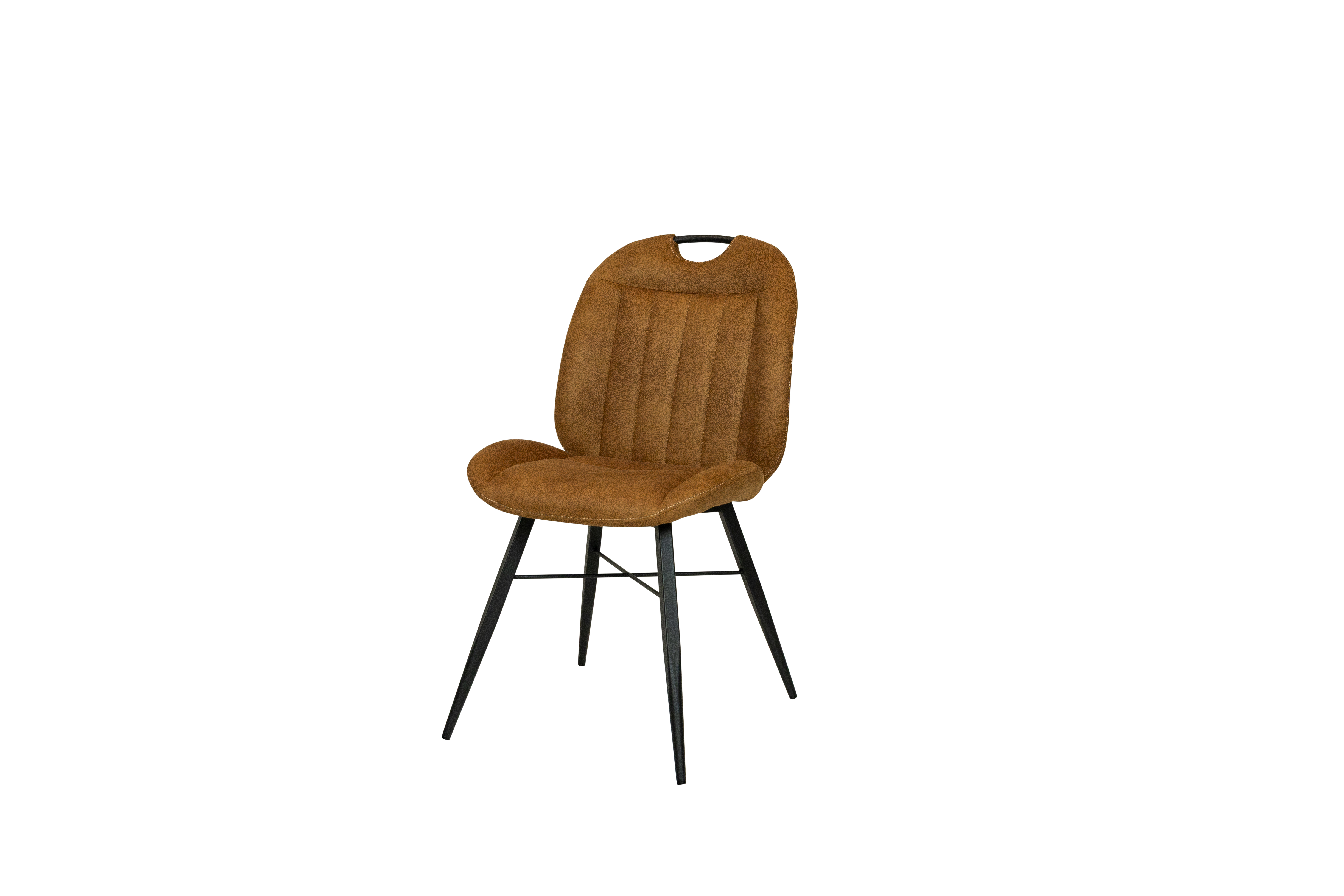 Stoel Nowie cognac met handgreep