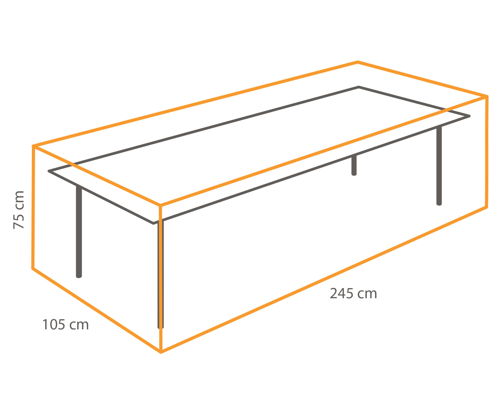 Winza Beschermhoes tafel tot 240