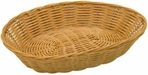 Fackelmann food en more mand pe 280x220x60mm bruin