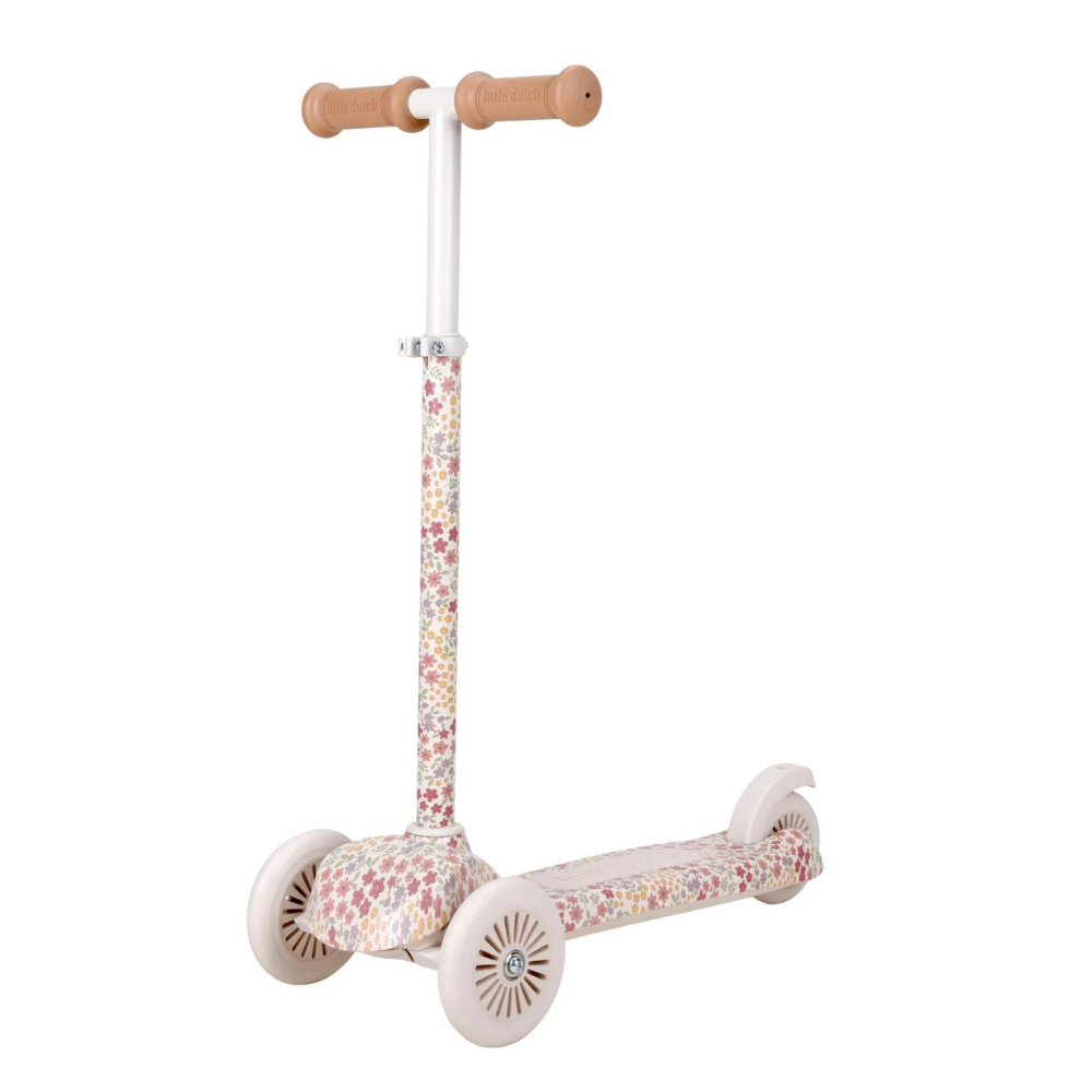 Little Dutch step 3-wieler offwhite sunny flower