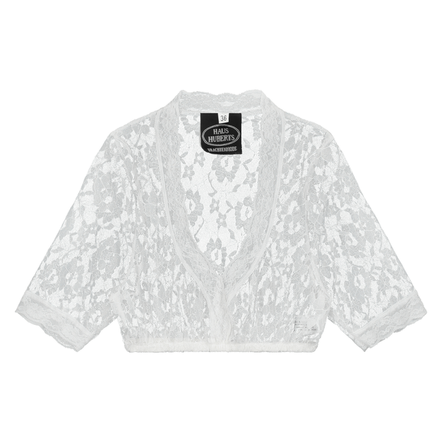 Dirndlblouse kant wit
