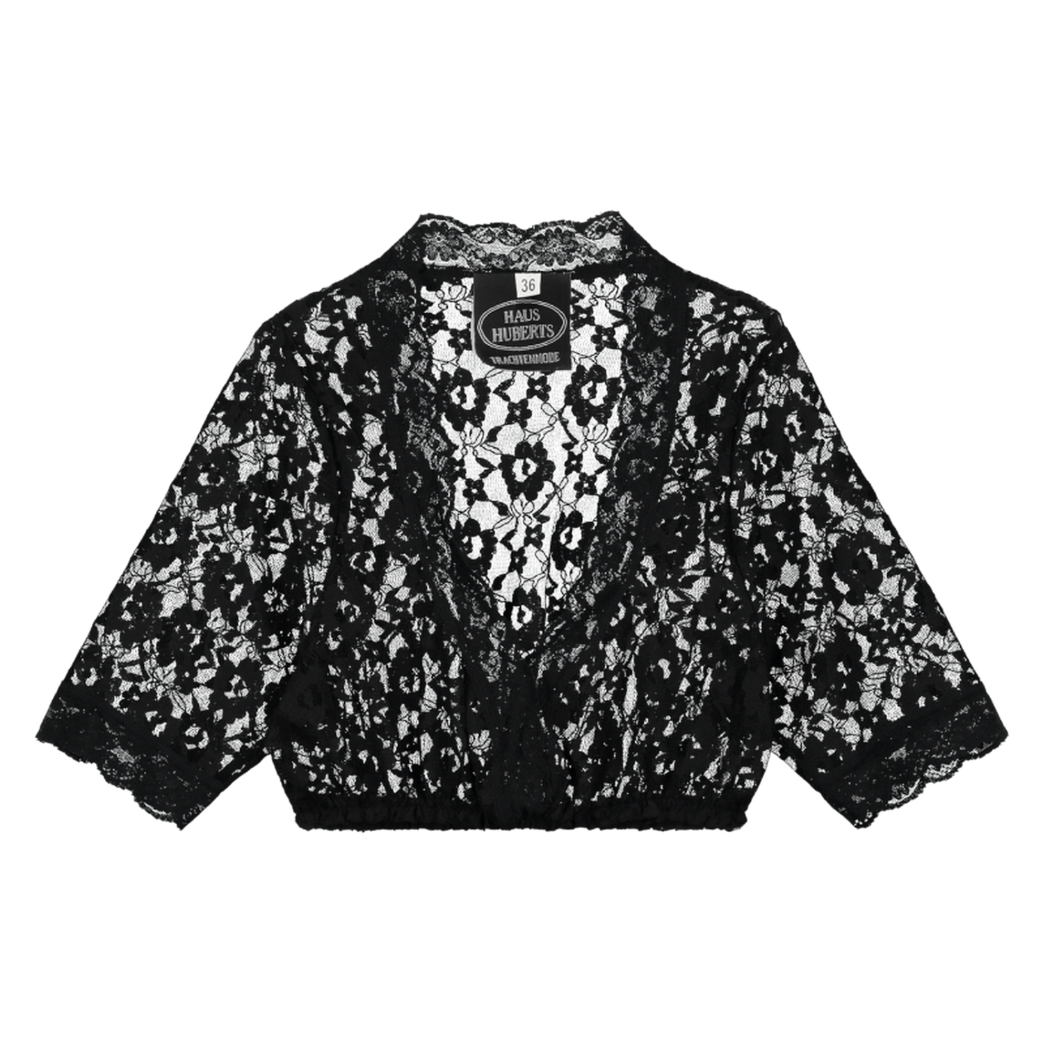 Dirndlblouse kant zwart
