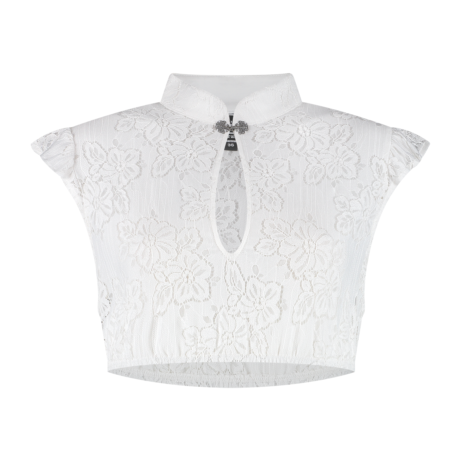 Dirndl blouse kant met gesp