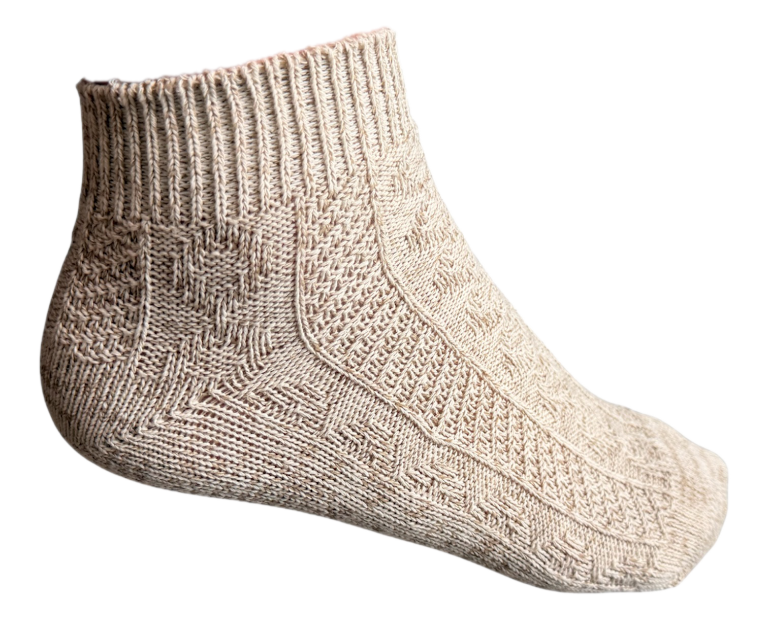 Sneakersokken gevlekt