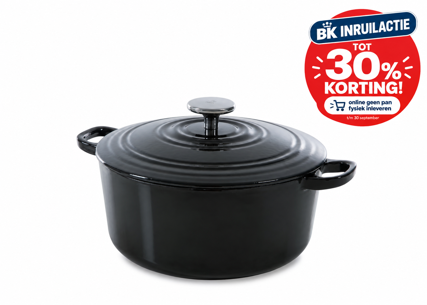 BK Bourgogne braadpan 24 cm jet black