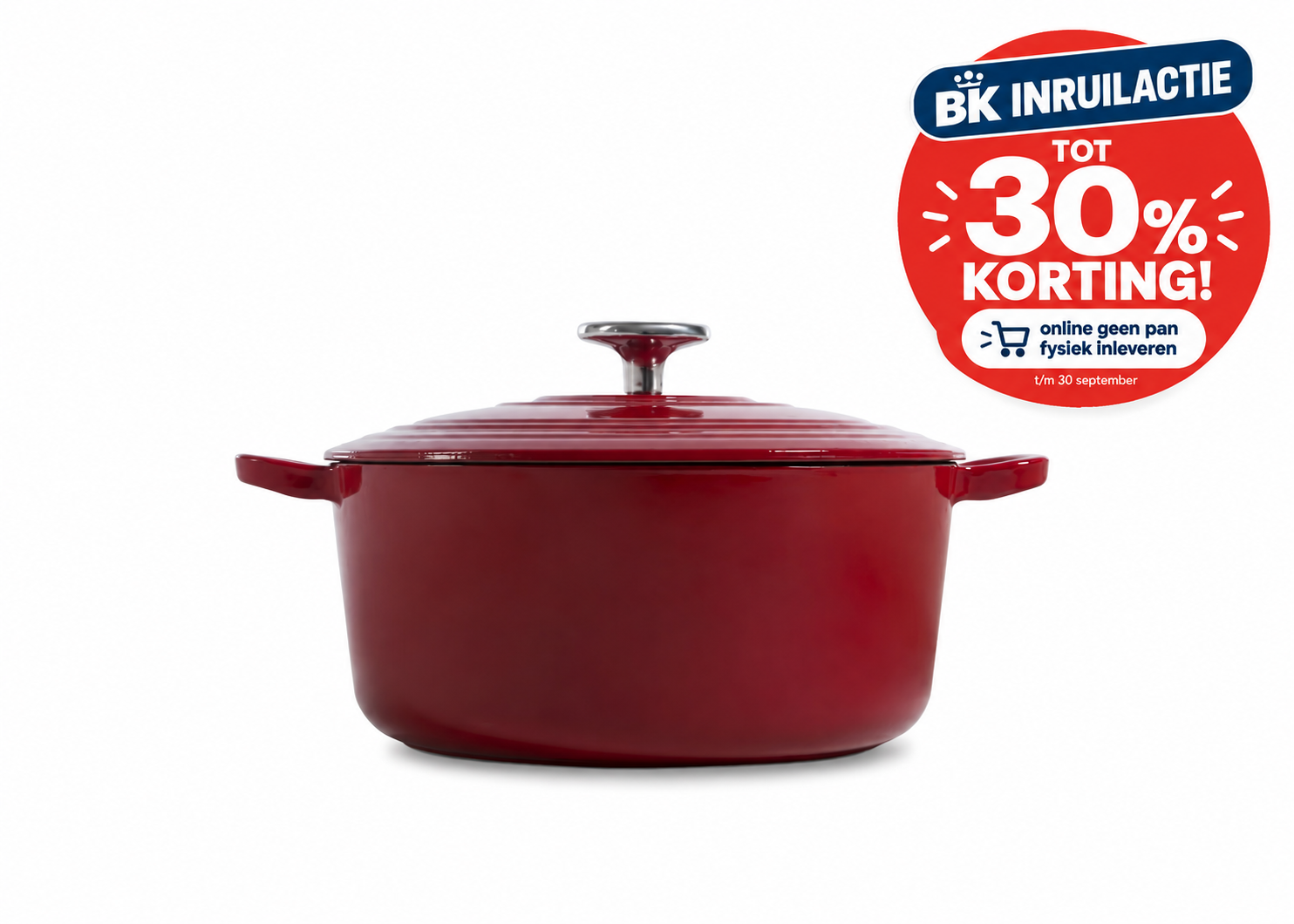 BK Bourgogne braadpan chili red 28 cm